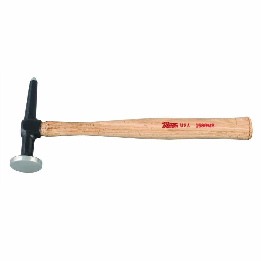 Sharp Point Finishing Hammer w Wooden Handle