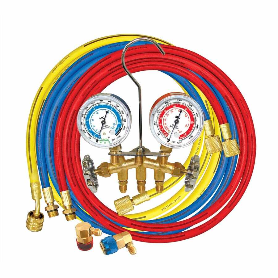 CPS Poducts -12 & -134A Manifold Gauge Set (MA1234) | JB Tools