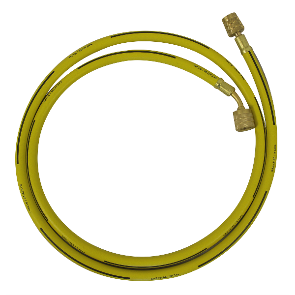 36" YEL R134A HOSE W/SHUT VALV