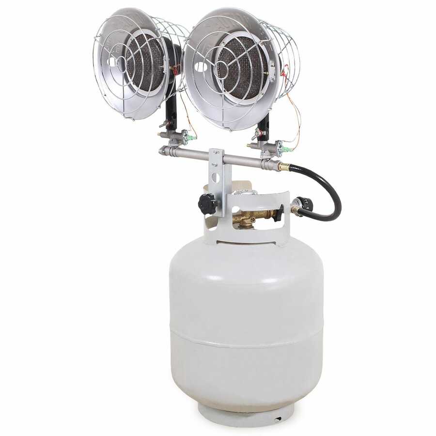 Tank-Top Heater Double 30k Btu's Propane