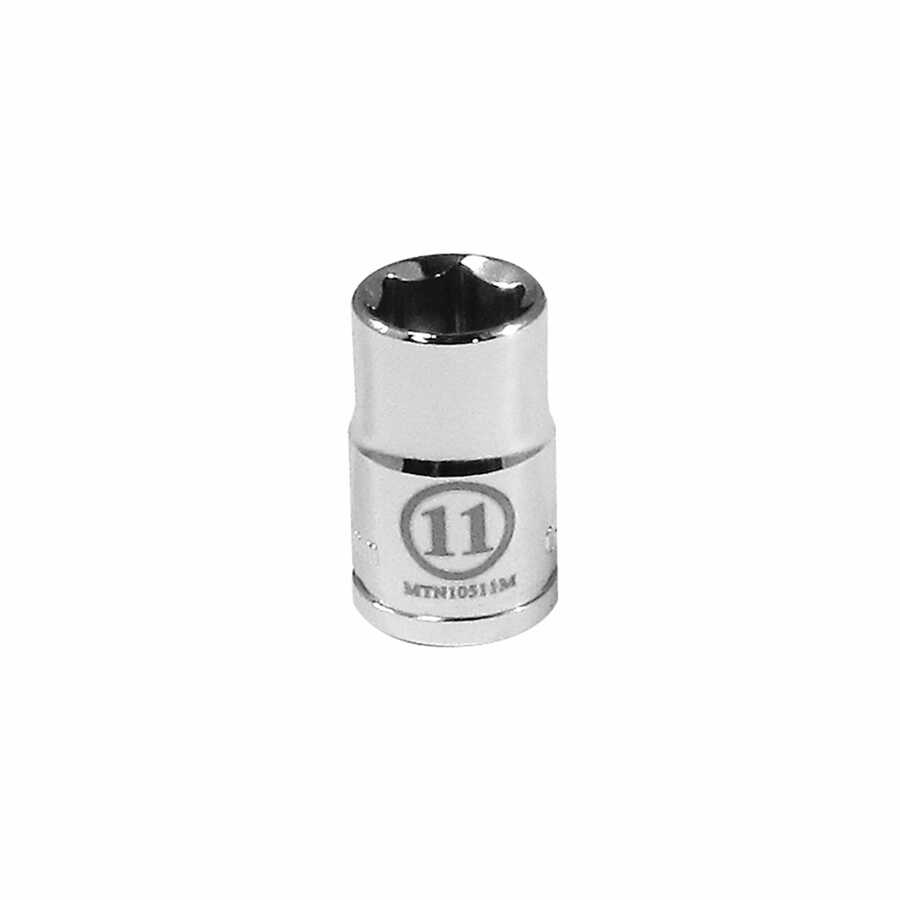 3/8" Drive 11MM 6 Point Socket