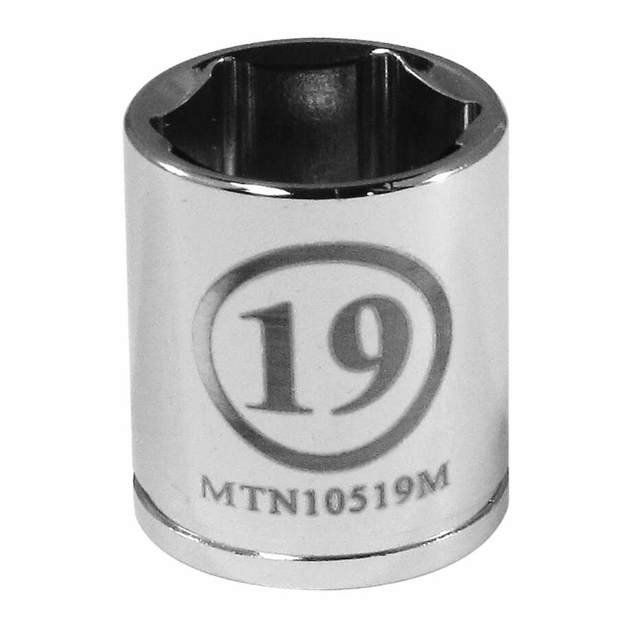 3/8" Drive 19MM 6 Point Socket