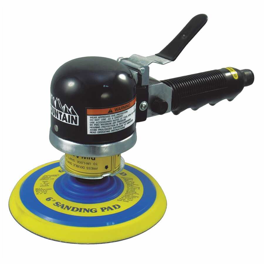 6 Inch DAQ Random Orbital Sander - Light Duty Pad