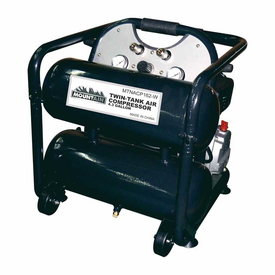 4 GALLON TWIN TANK AIR COMPRESSOR