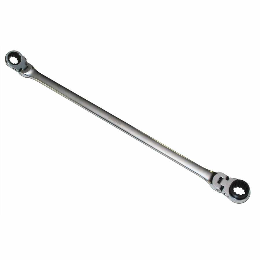Double Box Flexible Reversible Ratcheting Wrench 13x15mm