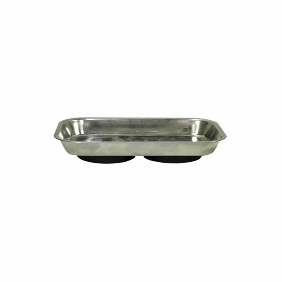 Stainless Steel Magnetic Parts Tray 9.5 x 5.5 Inch