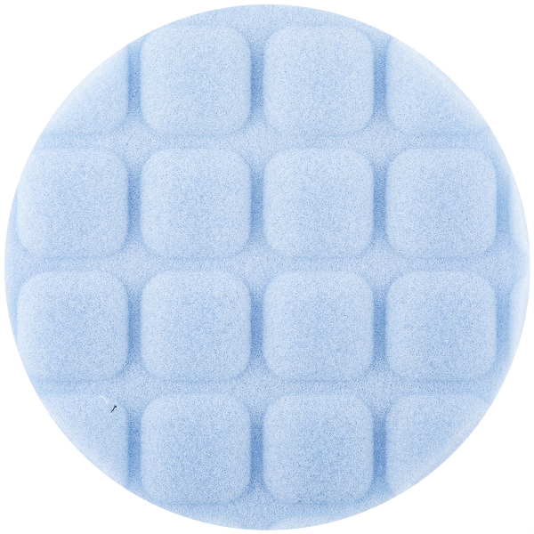 3.5" Single Side Finishing Foam Pad Blue 6/Case