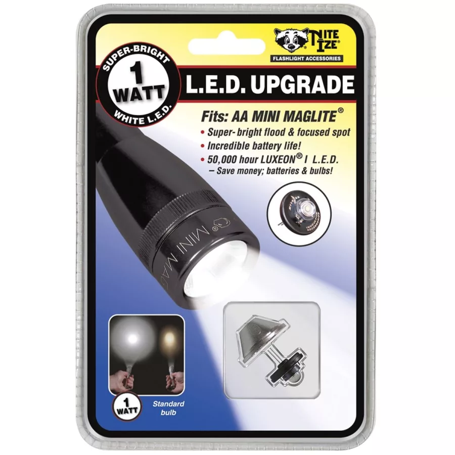 1 Watt LED Upgrade Kit for AA Mini MagLite