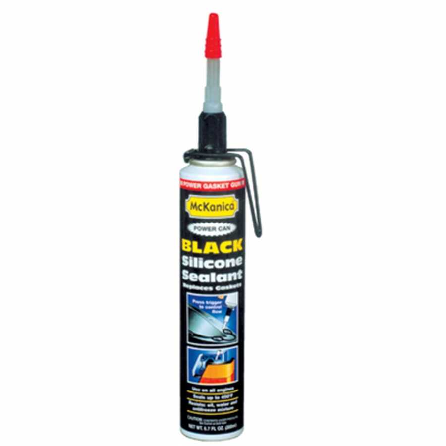 Black Aerosol Silcone 6.7Oz