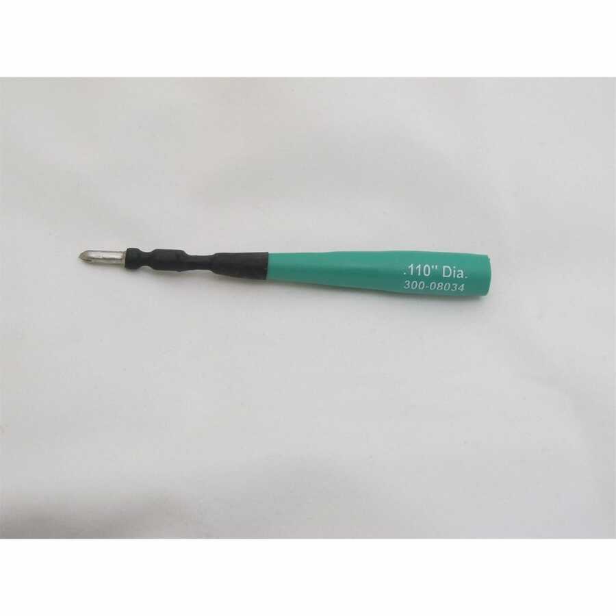 MALE .110" GREEN PROBE