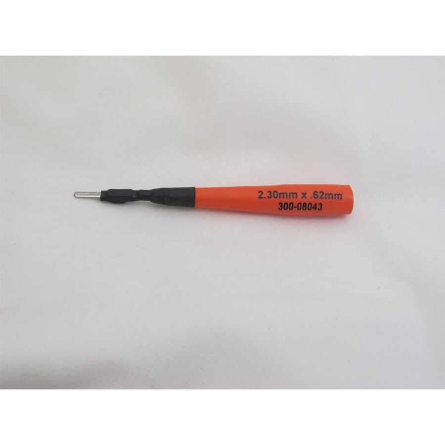 MALE 2.3 X .62MM ORANGE PROBE