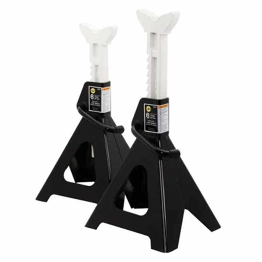 Omega 32065 Heavy-Duty 6 Ton Jack Stand Pair