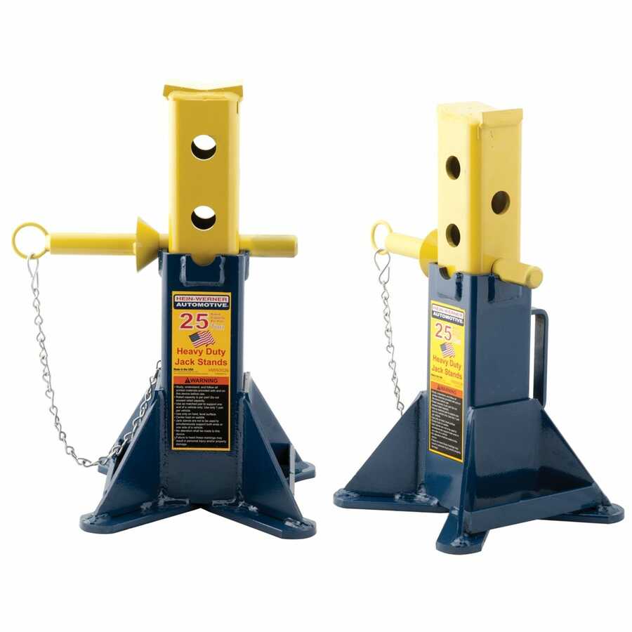Omega 25-Ton Heavy Duty Vehicle Support Stands