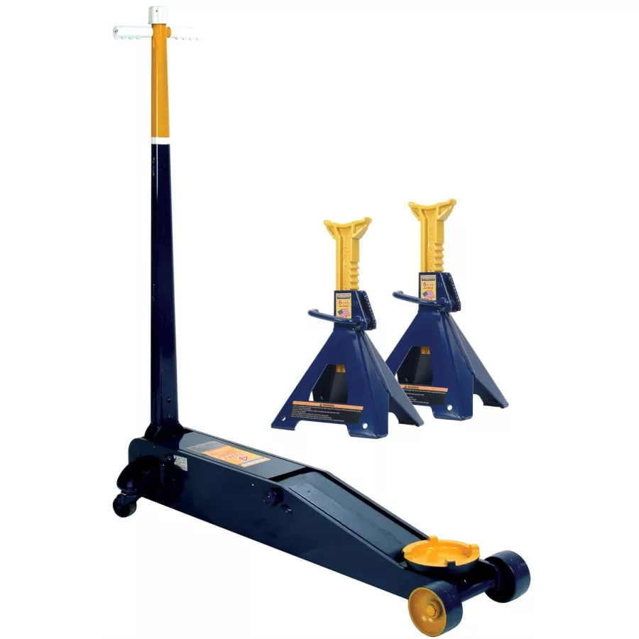 4 ton long chassis service jack w/6 ton jackstands 4 ton long chassis service jack w/6 ton jackstands