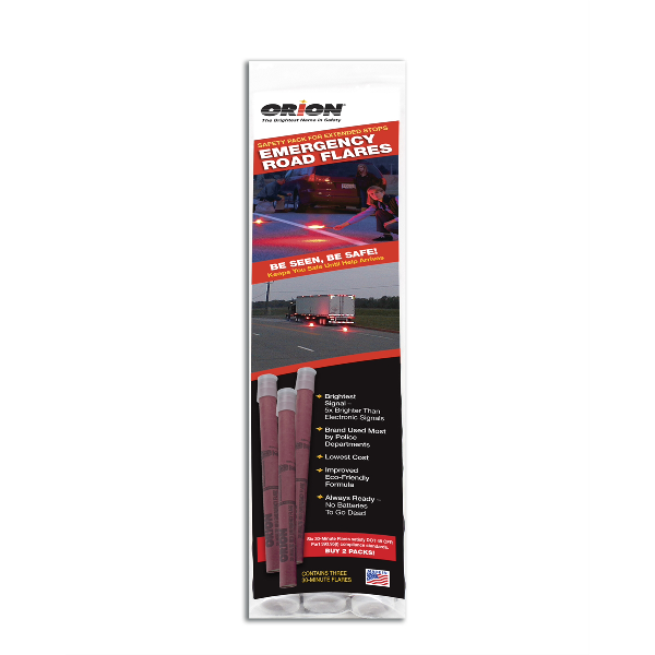 Orion 3 Pack 30 Minute Road Flares