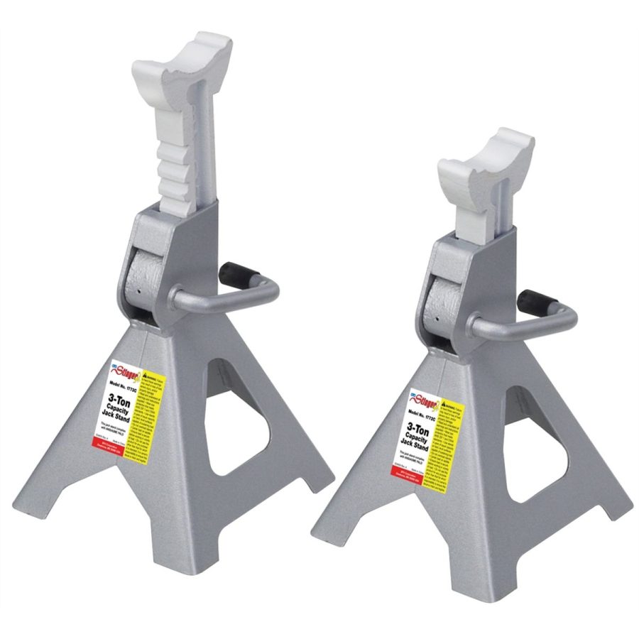 Stinger 3-Ton Ratchet Style Jack Stands - Pair Stinger 3-Ton Ratchet Style Jack Stands - Pair