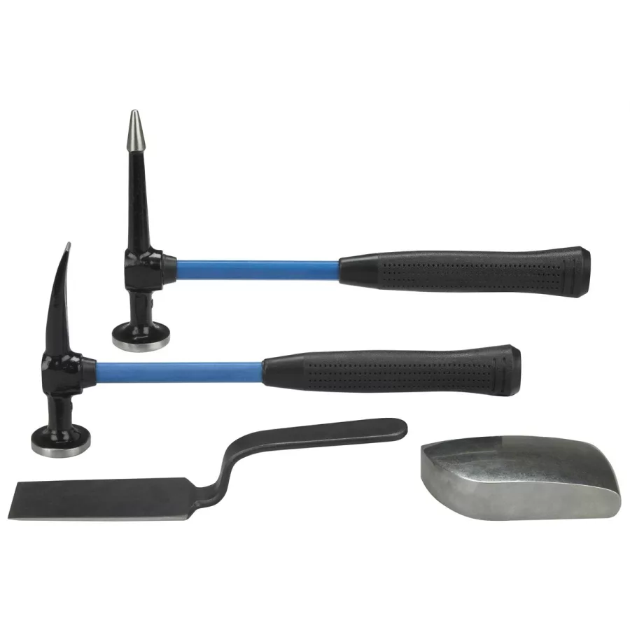 4 Piece Hammer and Dolly Set