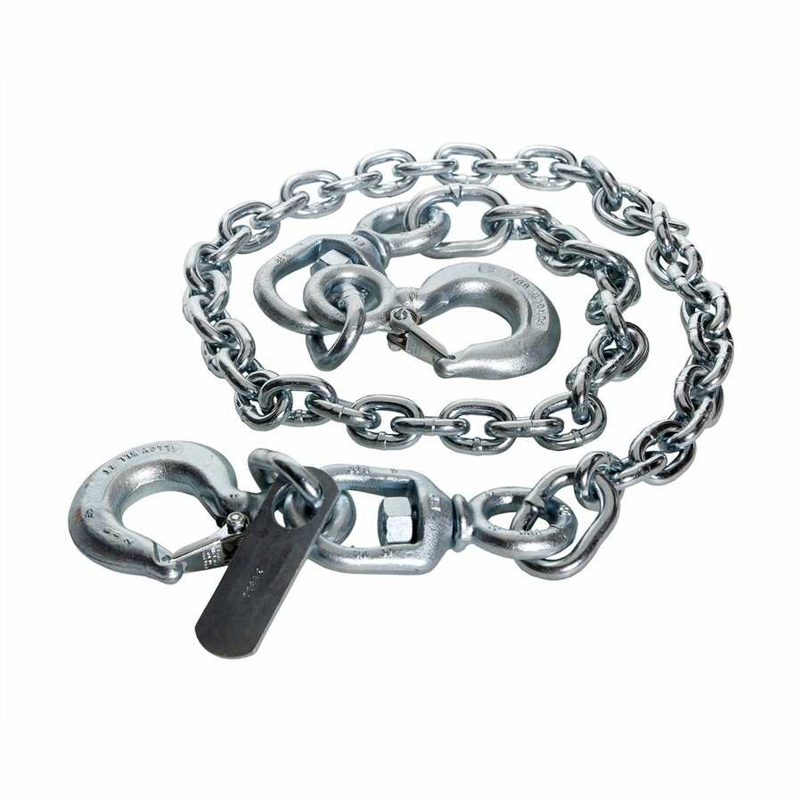 Lifting Chain 4,000 Lb Capacity w/ Swivel Safety Hooks