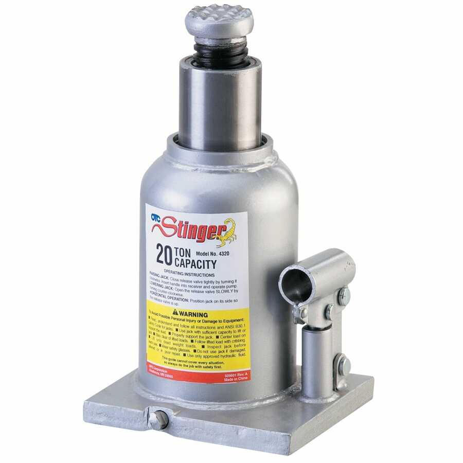 z-disc. Stinger 20 Ton Bottle Jack OTC4320