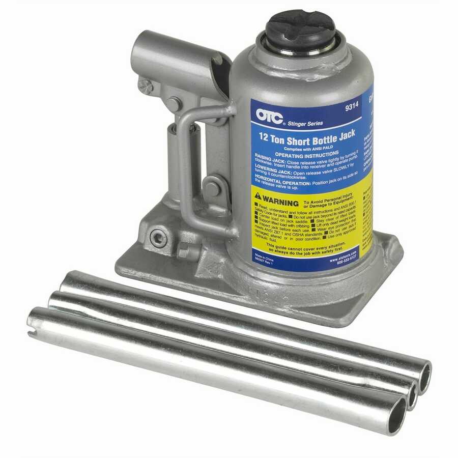 12-Ton Short Bottle Jack