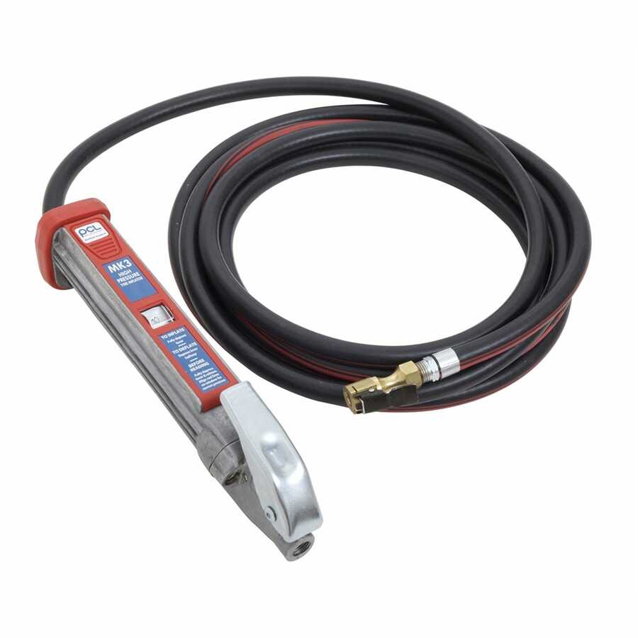 HD Truck Tire Inflator 15' Hose SIngle Lock On Chu