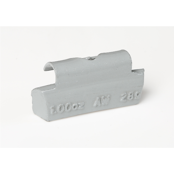 1.25 oz AW style Plasteel clip-on weight
