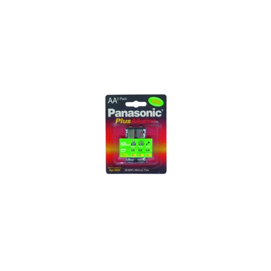 Alkaline Battery - Size AA - 2/Pk - Blister