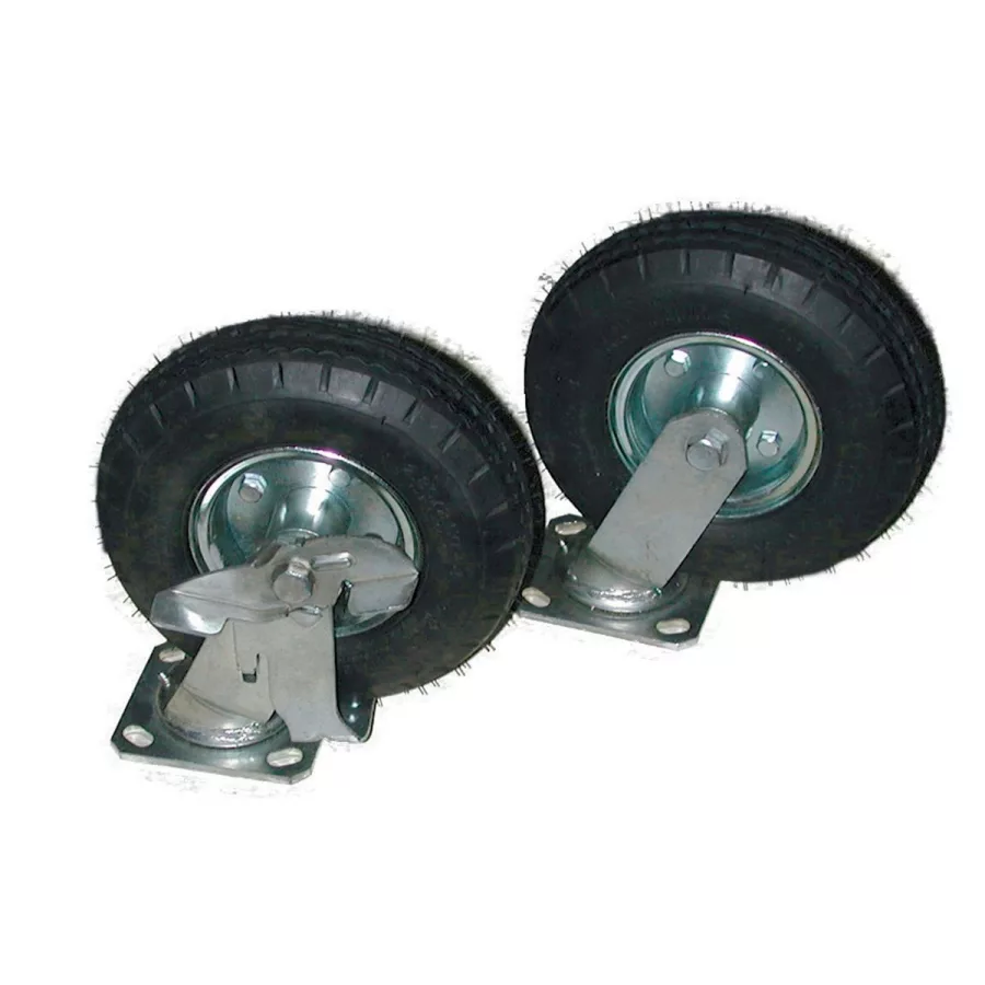 Heavy duty pneumatic caster kit