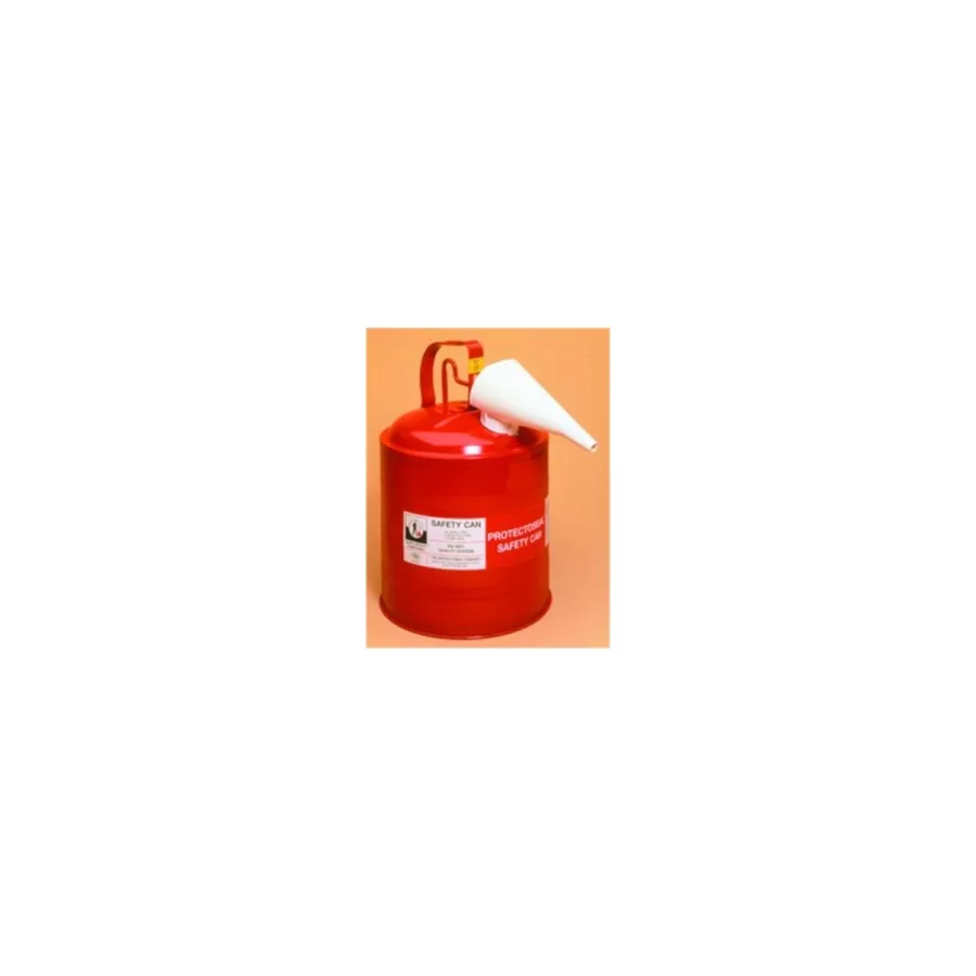 Red Metal Protectoseal Series 2.5 Gallon Gas Can w/ Funnel