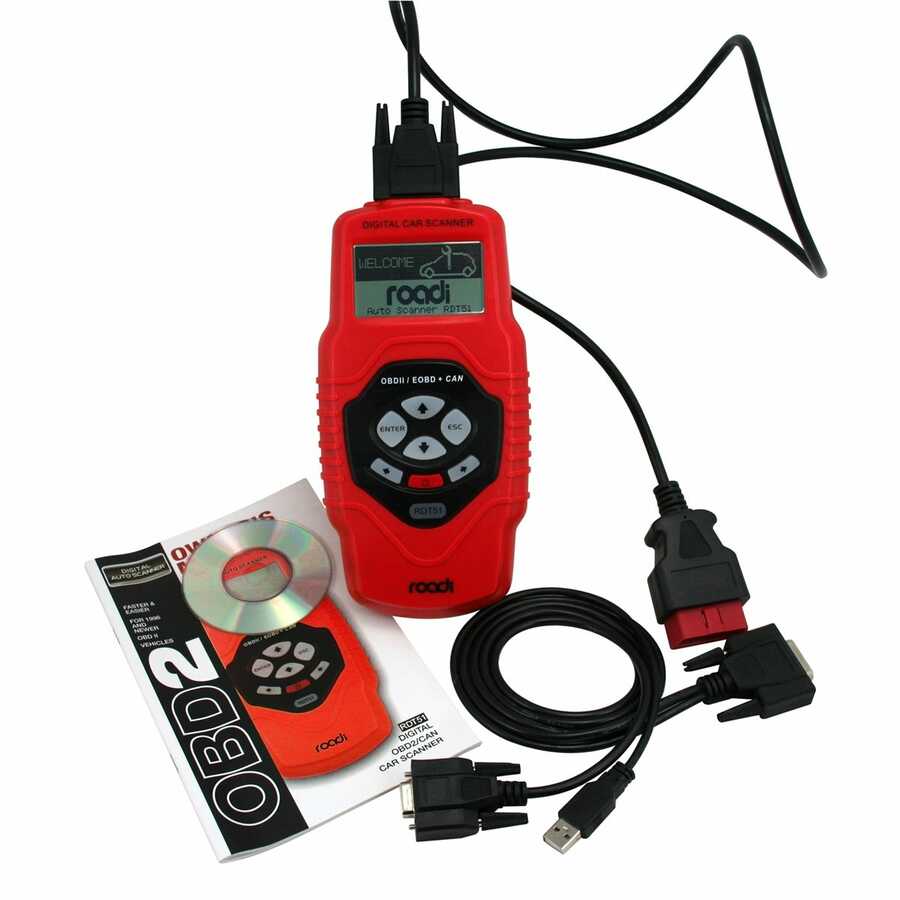 Roadi | RDT51 | Roadi RDT51 OBD2 Diagnostic Scanner with Code Eraser