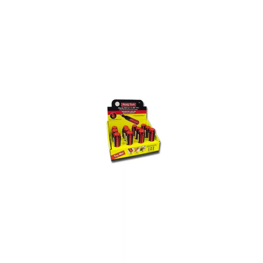 Retract-A-Biti? 1/2 Mini Screwdriver - 12-Pc Display