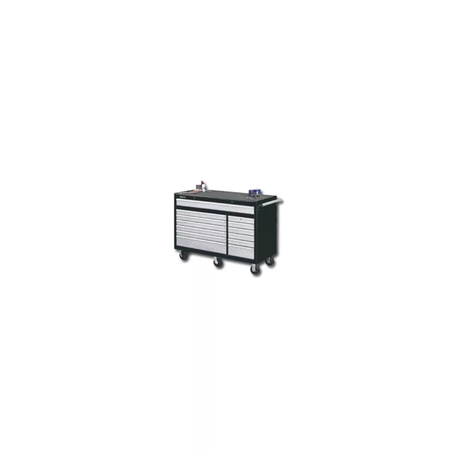 56 In Tread Plate Extra Deep 13-Drawer Roller Cabinet