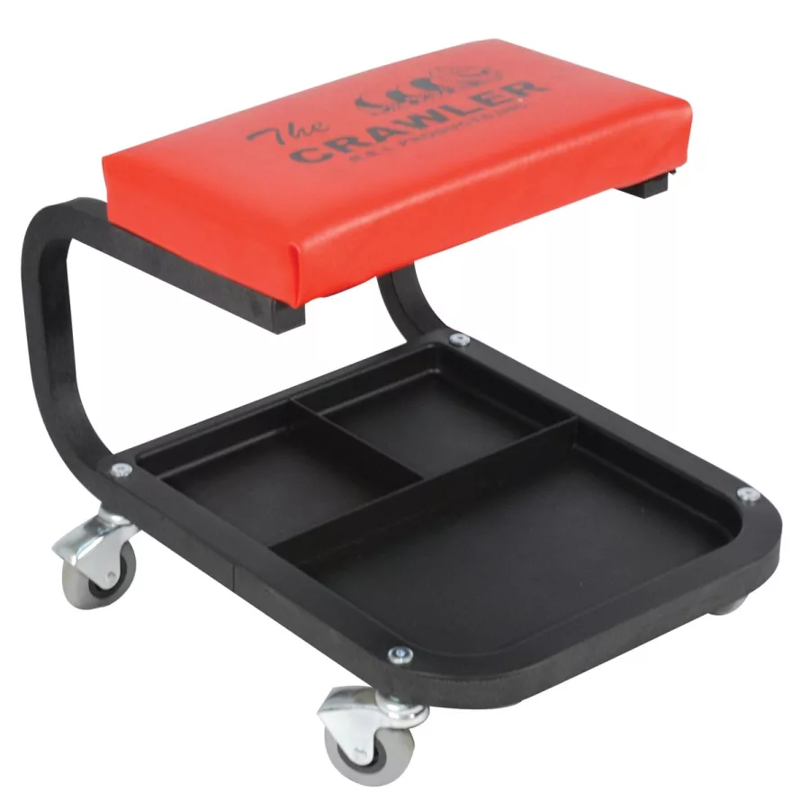 Roll Seat C-Frame, 2.5" caster w/ Tool Tray