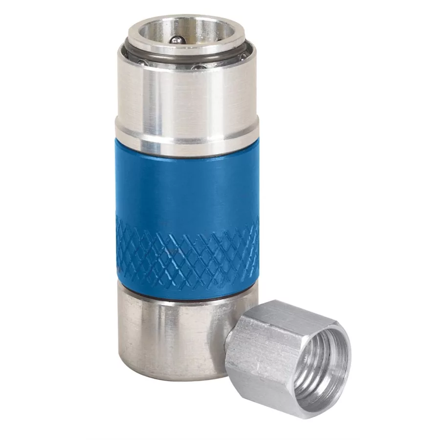 c. Blue Low Side 90 Degree Manual Coupler