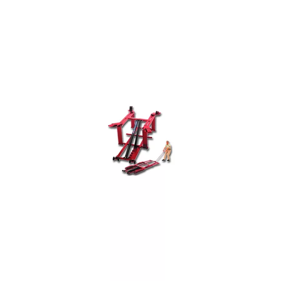 6,000 Lb Portable Drive-Over Lift - Electric