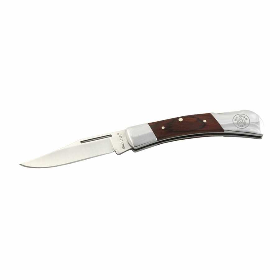 3 Inch Folding Knife w/ Pakka Wood Handle