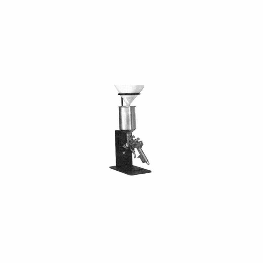 Bench Mounted Gravity Feed Spray Gun Holder