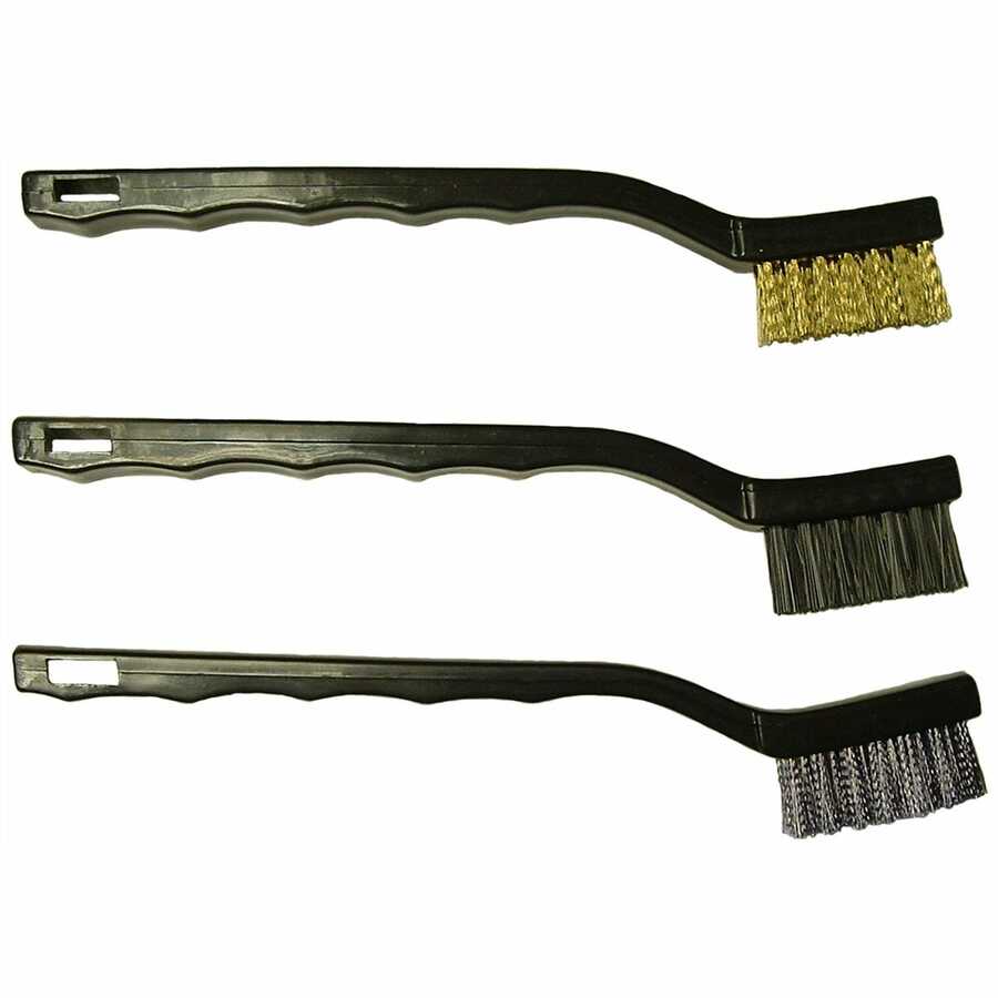 S /& G Tool Aid 17190 Easy Grip Stainless Steel Wire Toothbrush Brush