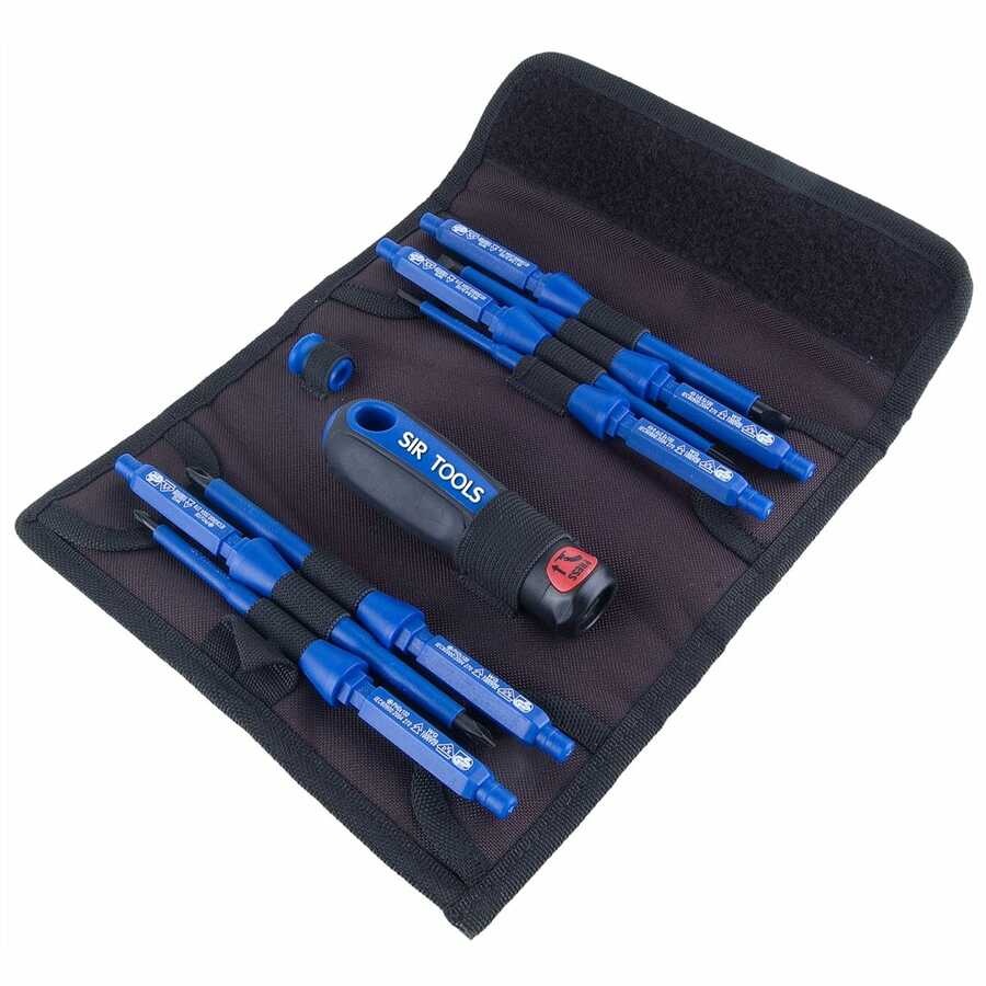 Professional 1000V Insulated Screwdriver Kit 9 Pc