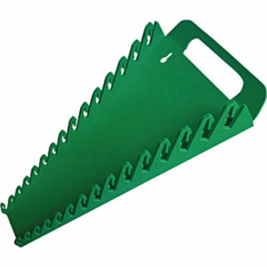 15 Slot SureGrip(R) Combination Wrench Rack - Green