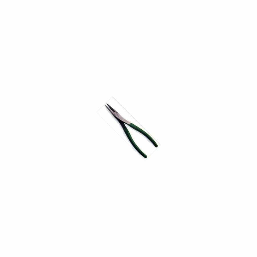 Long Reach Needle Nose Pliers w/ Serrated Jaws - 8 In