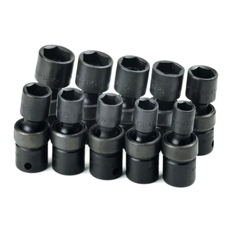 (image for) 3/8 In Drive 6 Point Swivel Universal Flex Metric Impact Socket