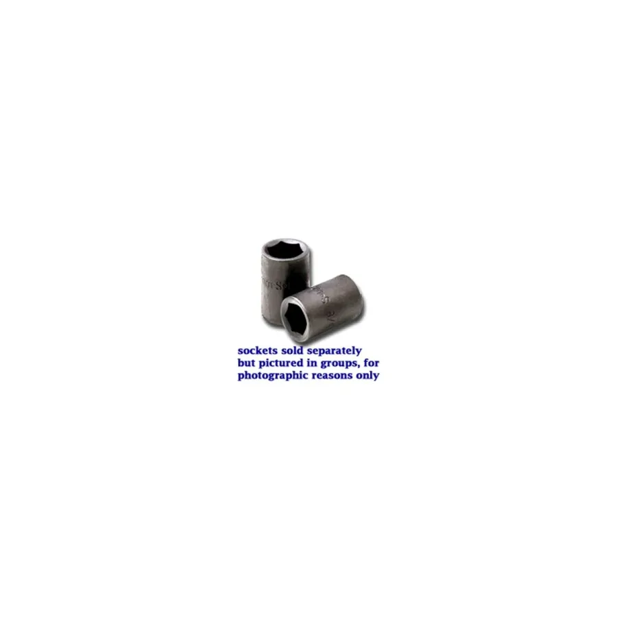 (image for) 1/2 In Drive 6 Pt Std Metric Impact Socket - 12mm