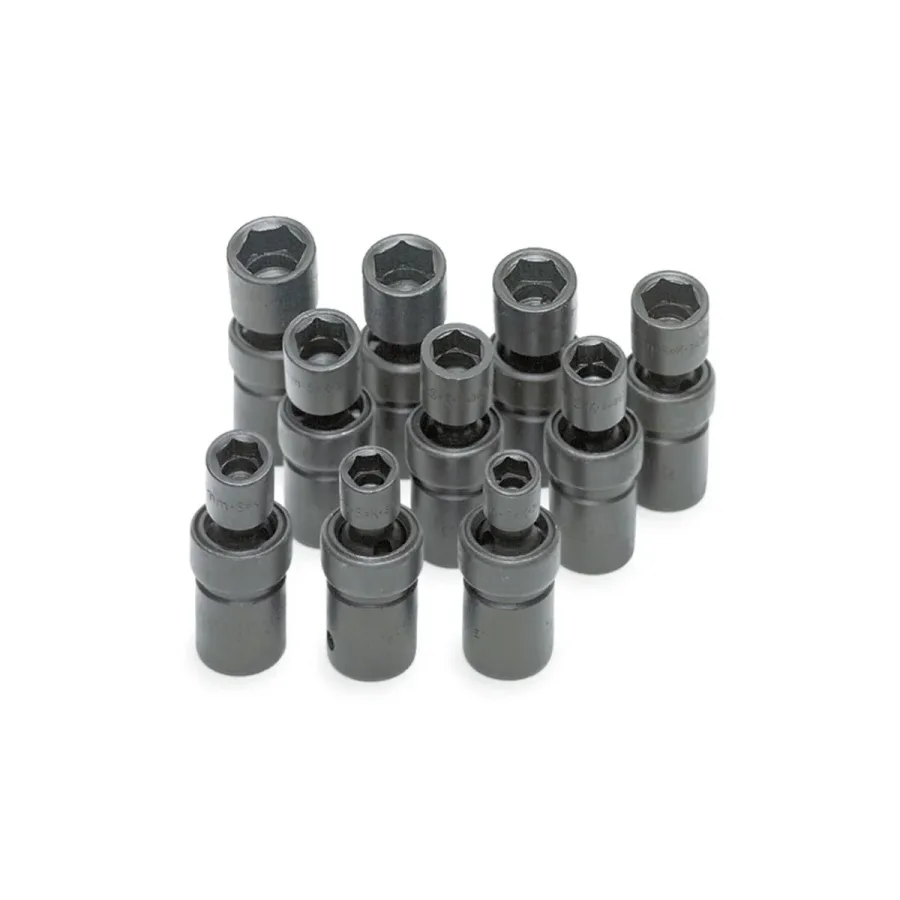 (image for) 1/2 In Drive 6 Point Swivel Universal Flex Metric Impact Socket