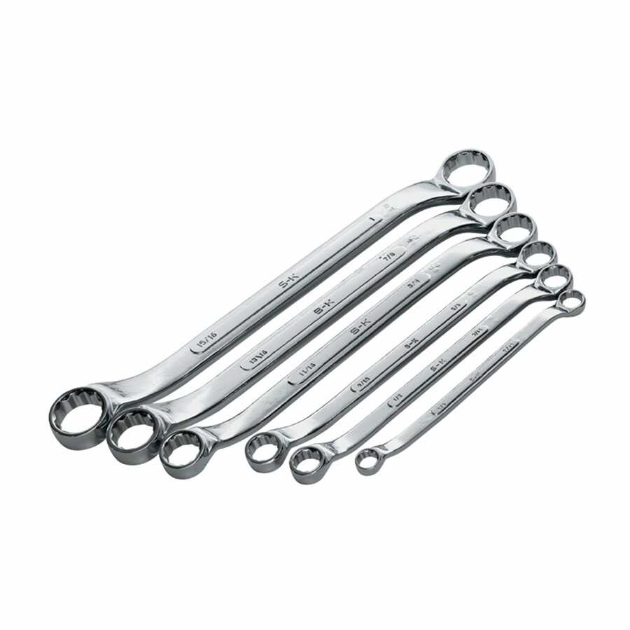 12 Pt Fractional SAE Box End Wrench Set 6 Pc