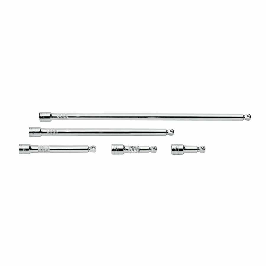 1/2 In Dr Chrome Wobble Extension Set - 5-Pc