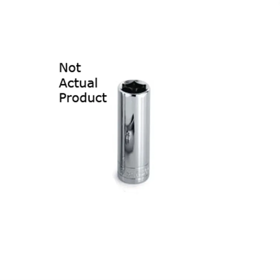(image for) 1/4 In Drive 6-Pt Deep Metric Socket - 4.5mm