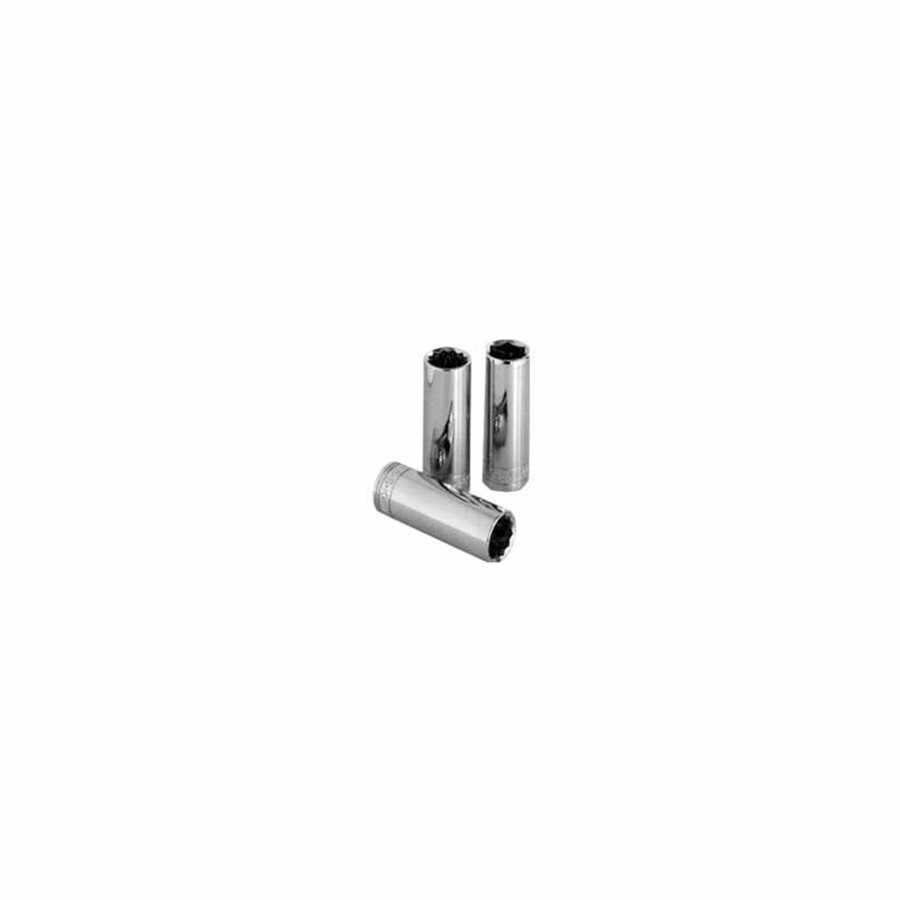 3/8 In Drive 12 Pt Deep Fractional Socket - 1 In