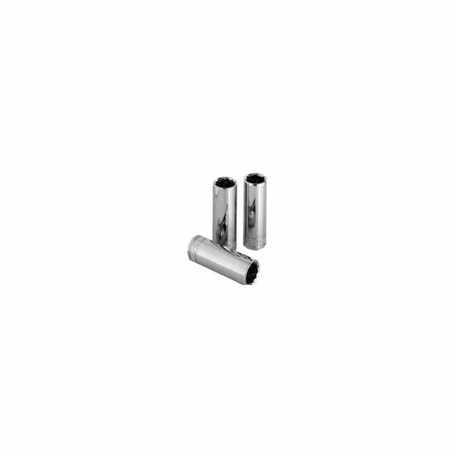 1/4 In Drive 12 Pt Deep Fractional Socket - 7/32 In