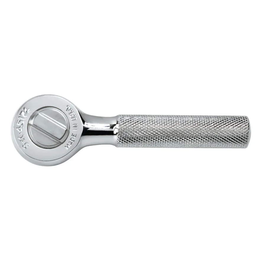 (image for) 3/8 In Drive Reversible Stubby Ratchet - 4.8 In Length
